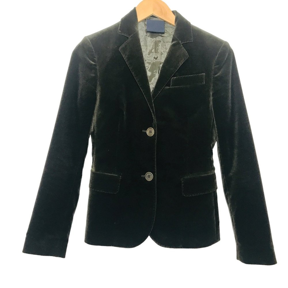 ASPESI Velvet Blazer Jacket US 0 IT 38
